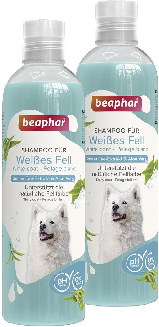 beaphar Shampoo für weißes Fell 2x250ml