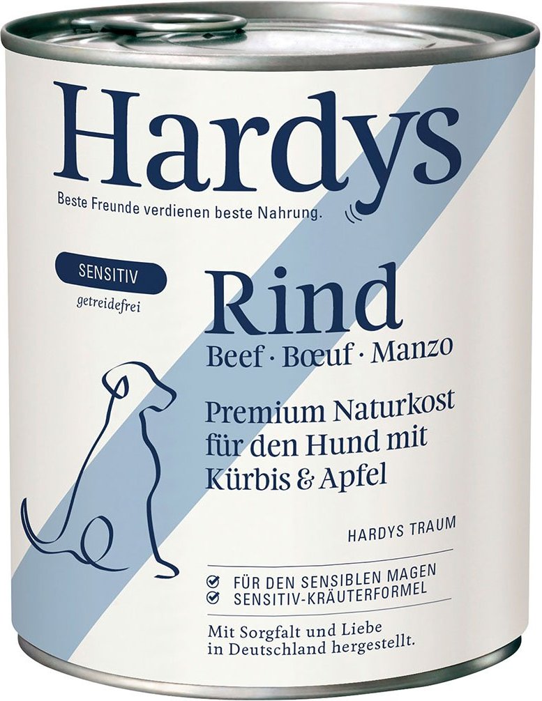 Hardys SENSITIV Rind mit Kürbis & Apfel 12x800g