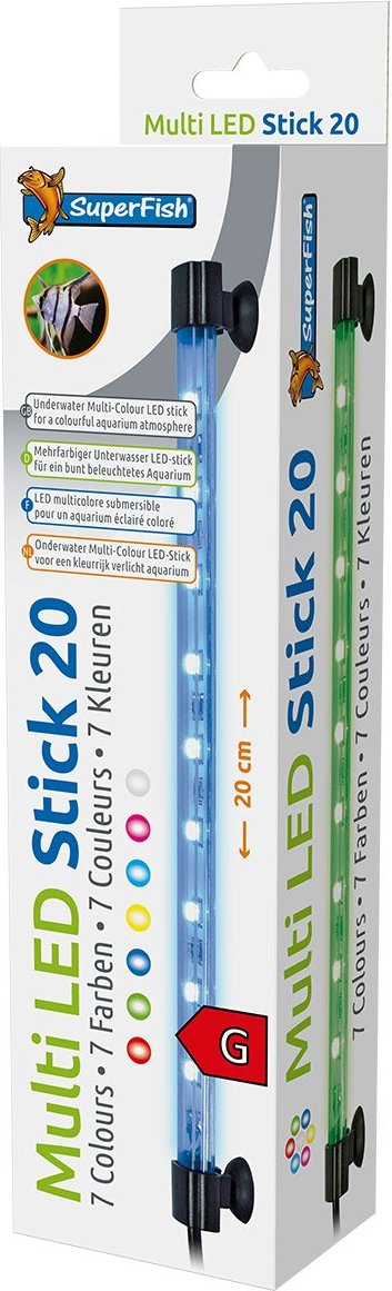 SuperFish Multi LED Stick 20cm 2 Watt