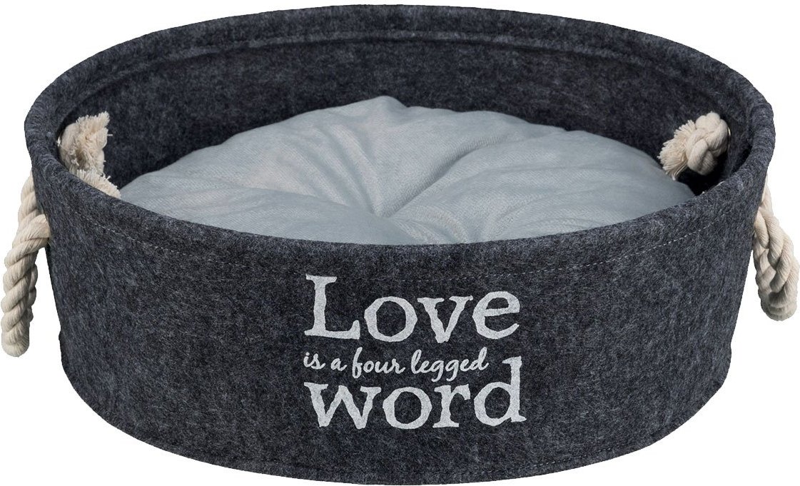Trixie Filzschlafplatz Lian in grau ø 37cm
