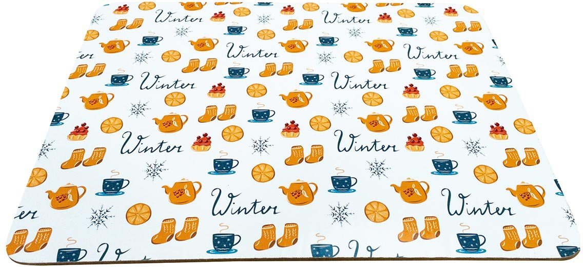 Croci XMAS Napfunterlage Cozy aus Kork 30x40cm