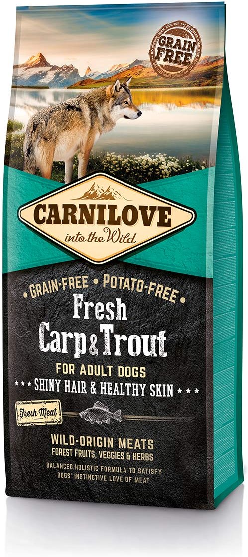 Carnilove Dog Adult Fresh - Carp & Trout 12kg