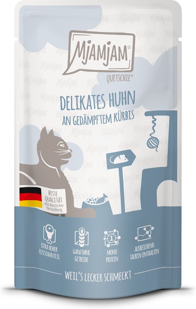 MjAMjAM Quetschie - Huhn an Kürbis 12x125g