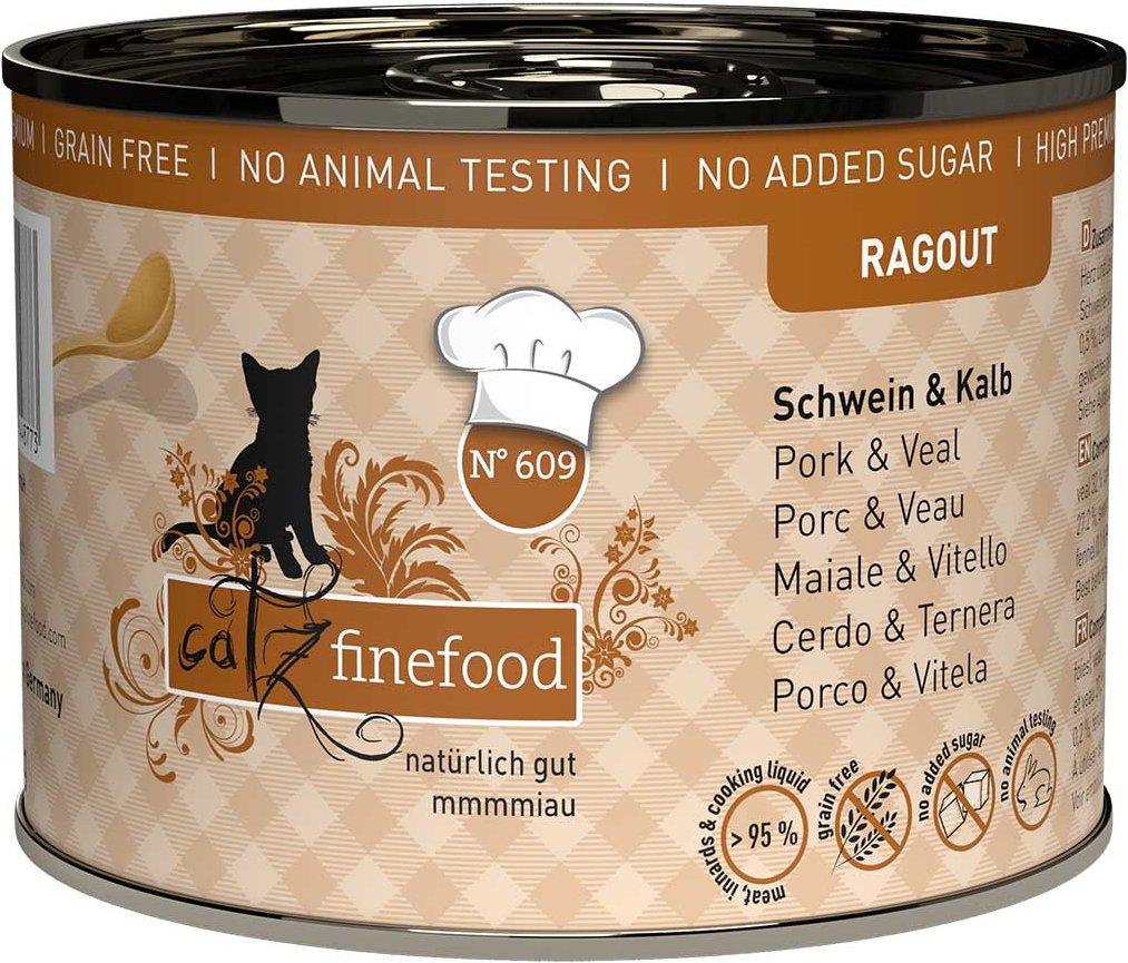 catz finefood Ragout No.609 Schwein & Kalb 6x190g