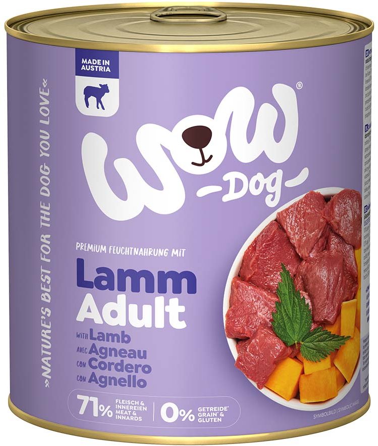 WOW Dog Lamm Adult 6x800g