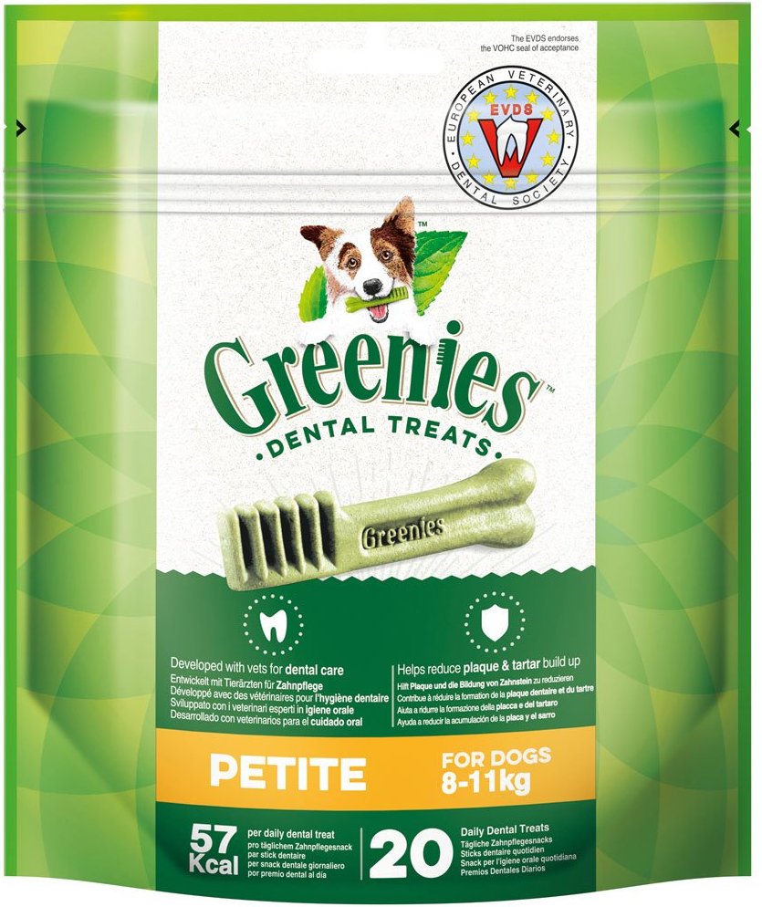Greenies Petite Zahnpflegesnacks für Hunde von 8-11kg 340g