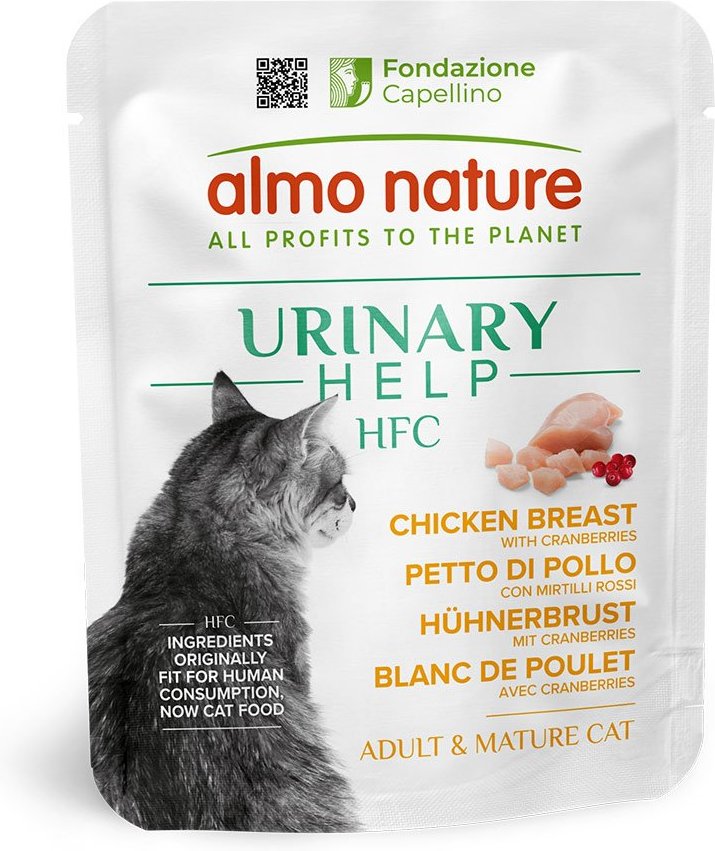 Almo Nature Urinary Help Hühnerbrust mit Cranberries 24x50 g