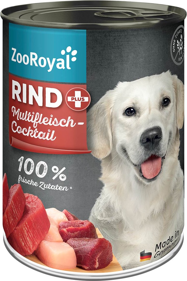 ZooRoyal Rind + Multifleischcocktail 6x400g