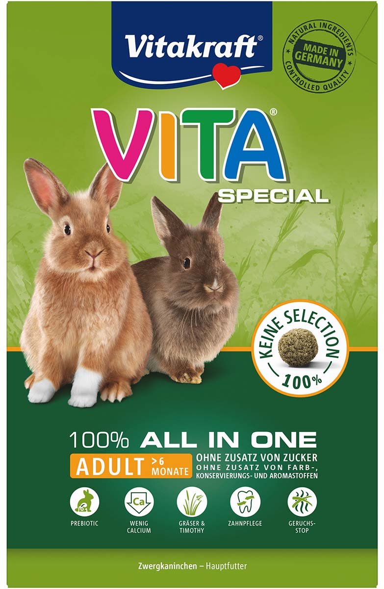 Vitakraft VITA Special Adult Zwergkaninchen 600g