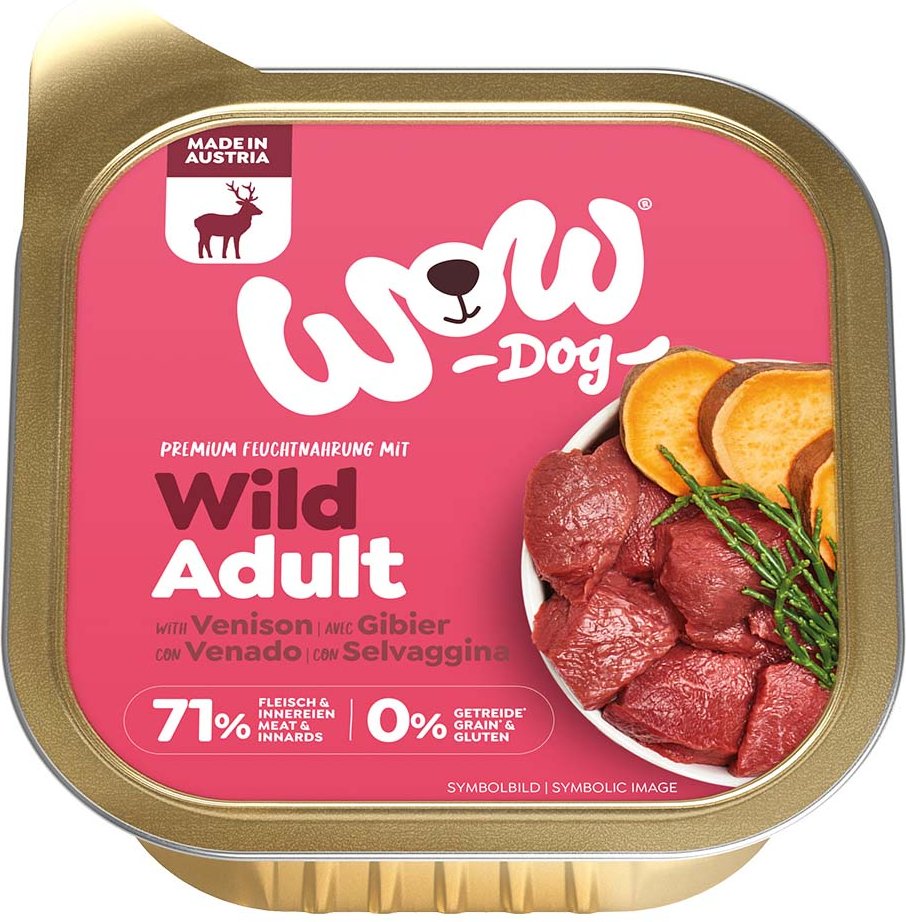 WOW Dog Wild Adult 11x150g