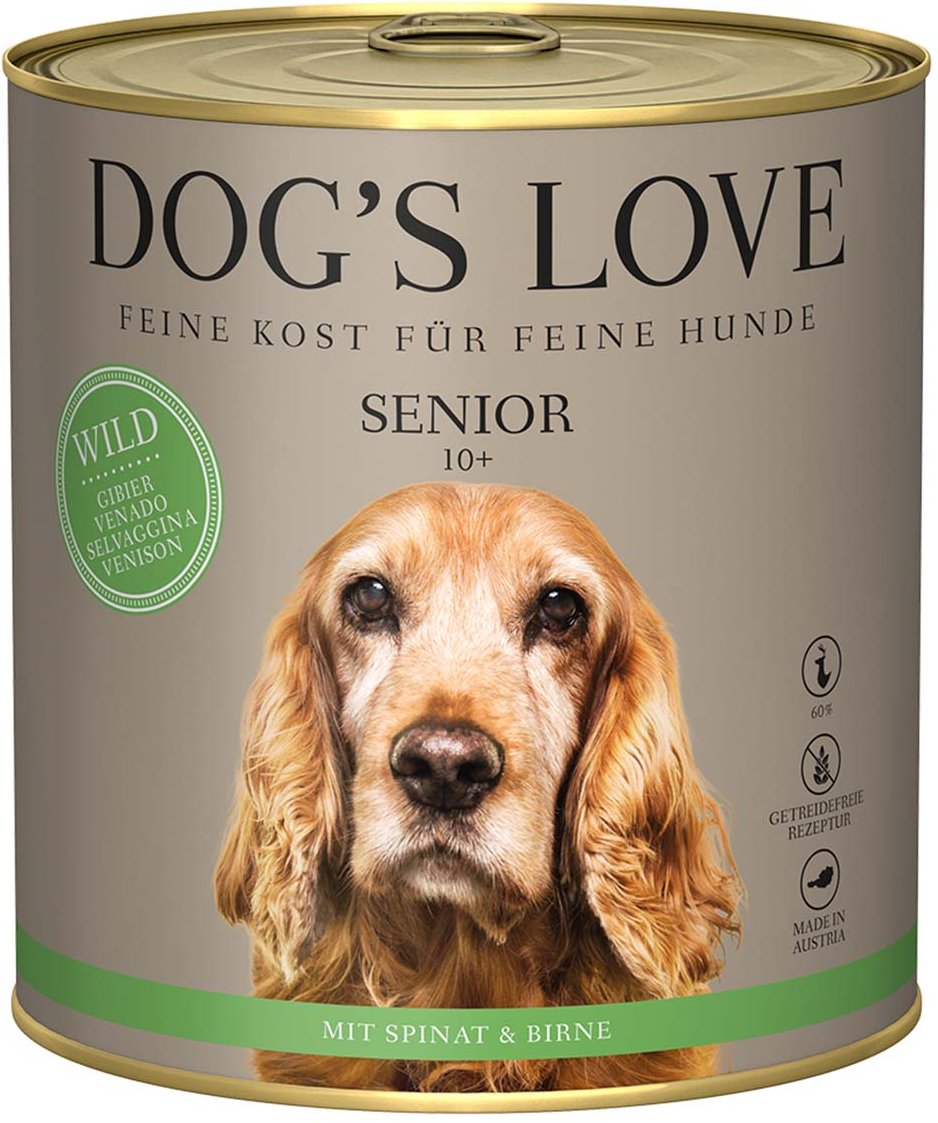 DOG'S LOVE SENIOR Wild 12x400g