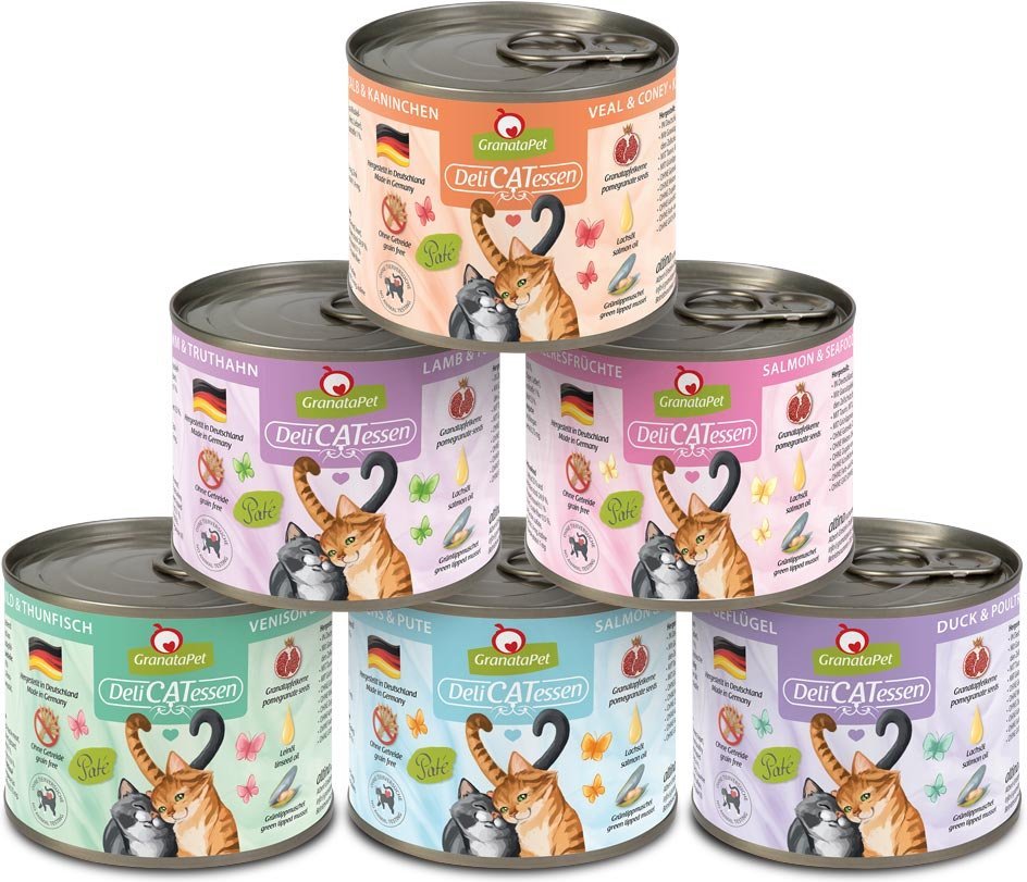 GranataPet Katze - Multipack 1 DeliCatessen 6x200g