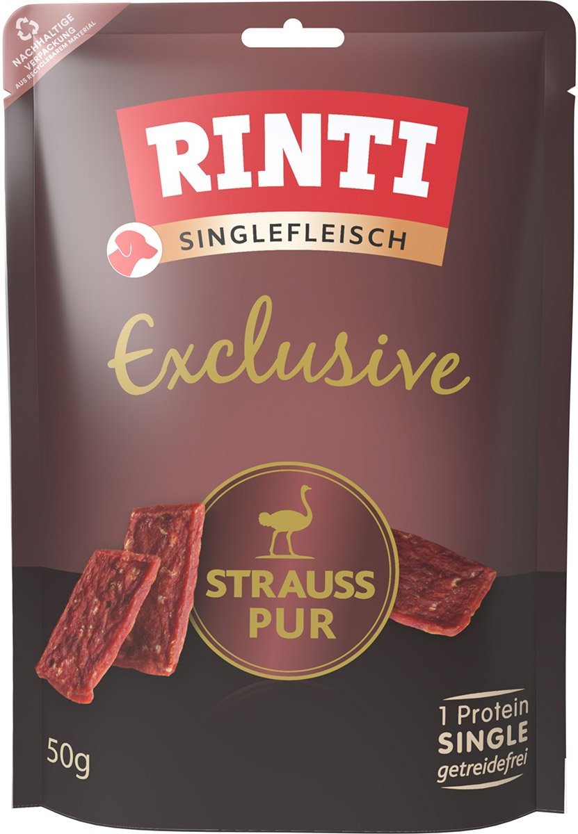 RINTI Exclusive Strauss pur Snack 50 g