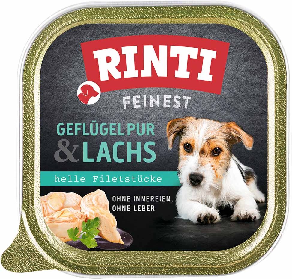 Rinti Feinest Geflügel pur & Lachs 22x150g