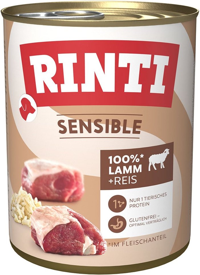 Rinti Sensible Lamm & Reis 12x800g