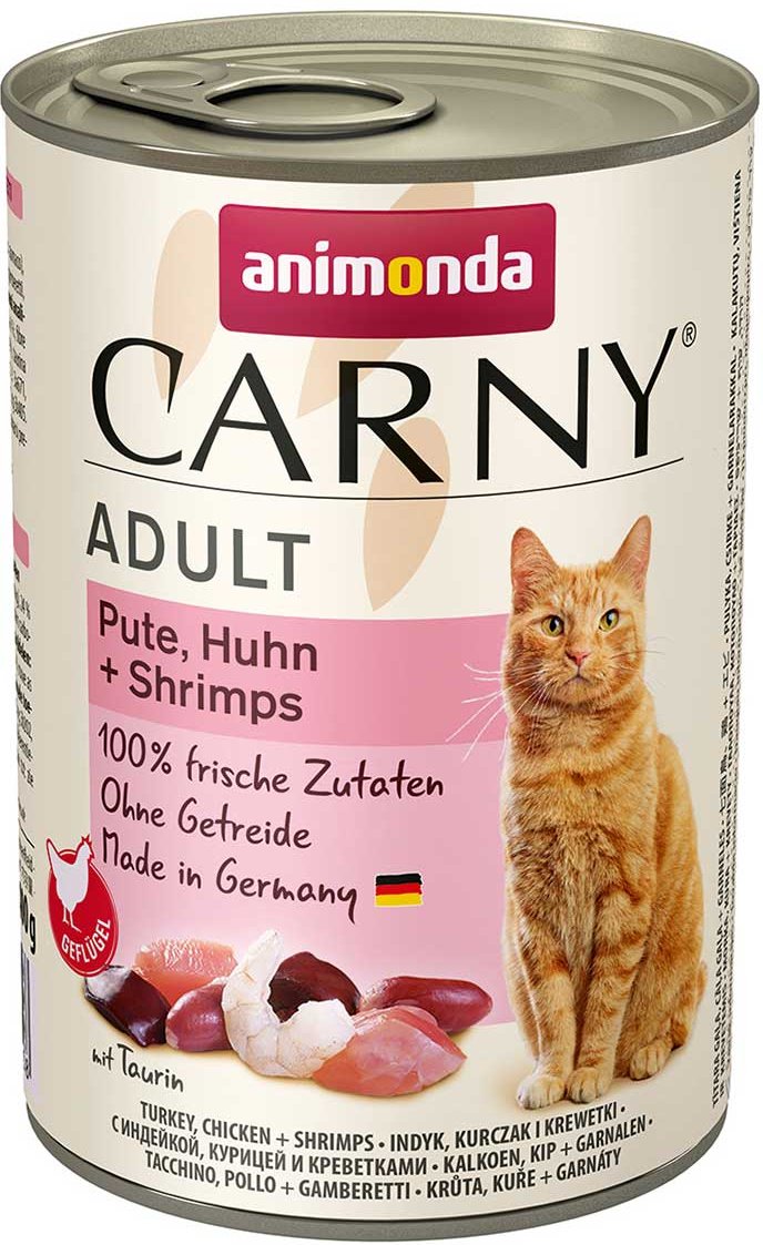 animonda Carny Adt Pute, Huhn und Shrimps 24x400g