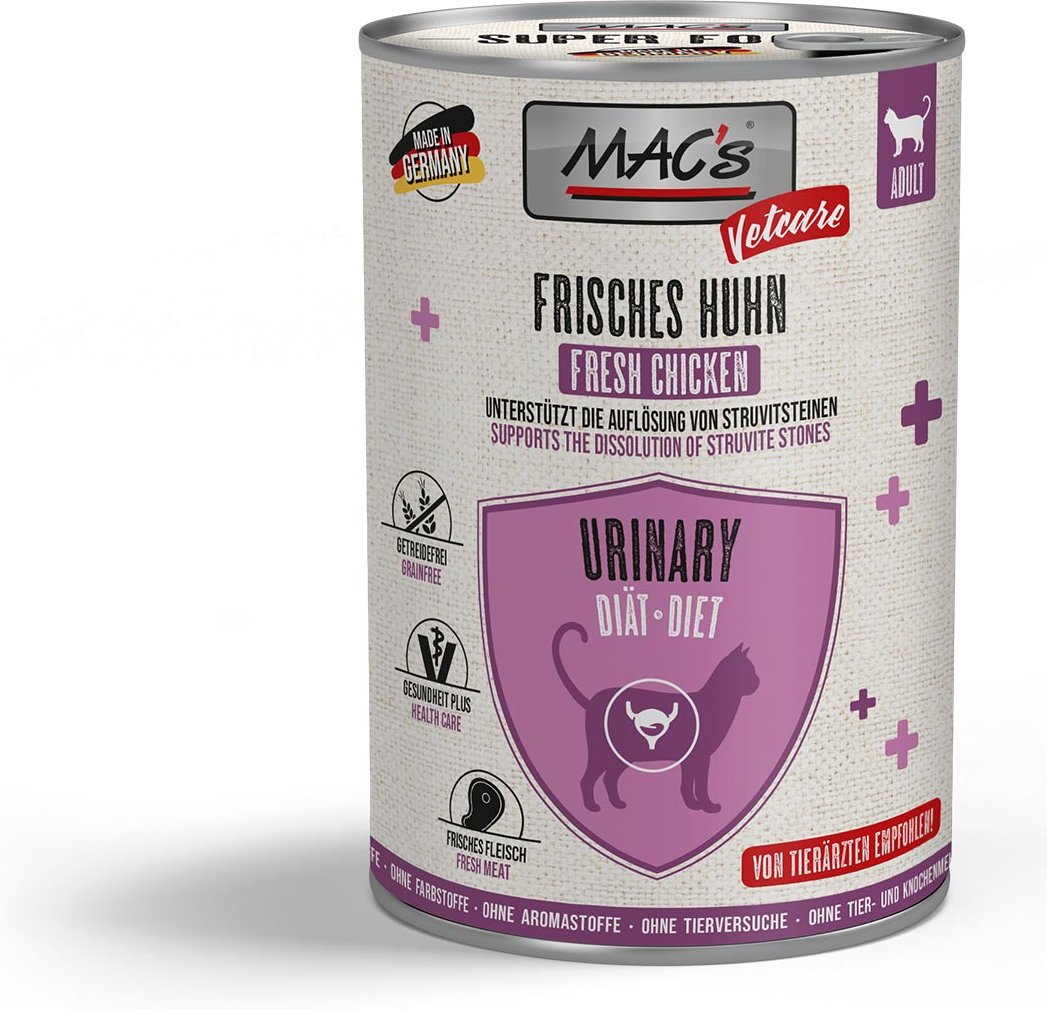 Thumbnail - MAC's CAT Vetcare Urinary Huhn 6x400 g