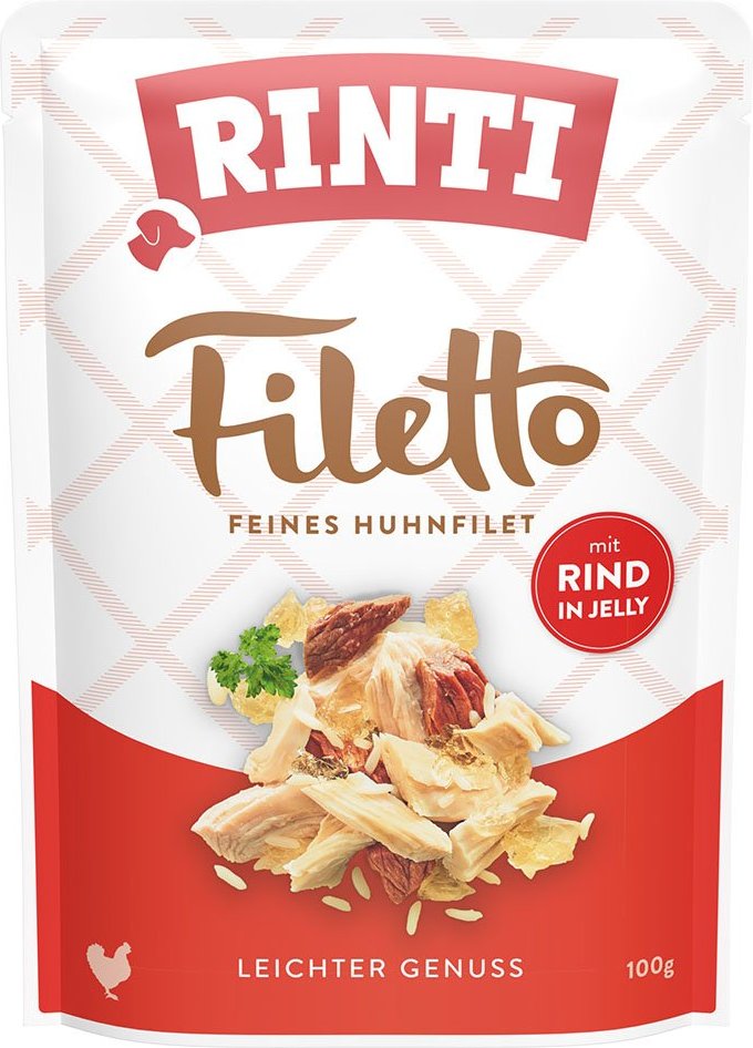 Rinti Filetto Huhn & Rind in Jelly 24x100g
