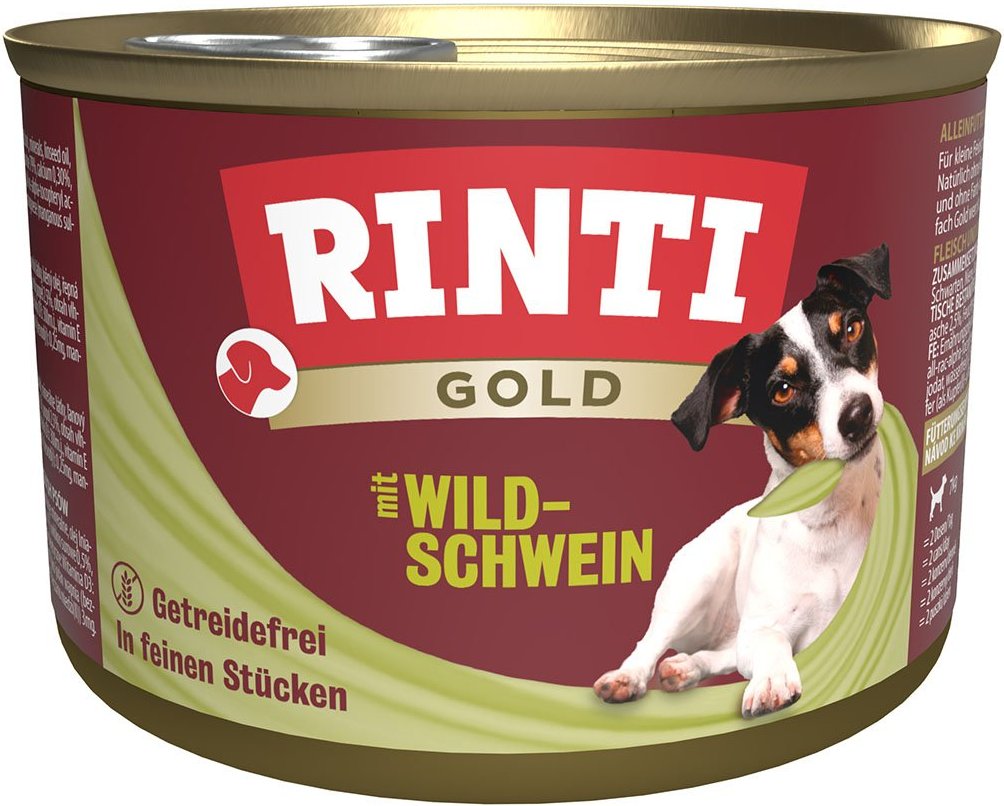 Rinti Gold mit Wildschwein 24x185g