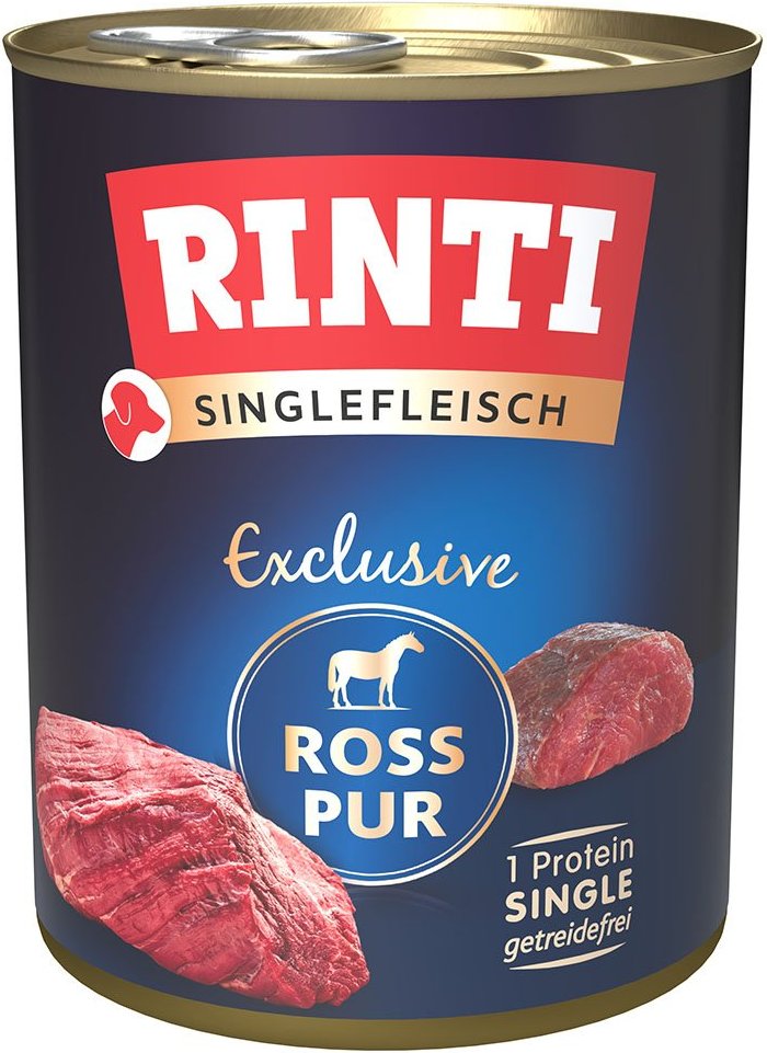 Rinti Singlefleisch Ross pur 6x800g