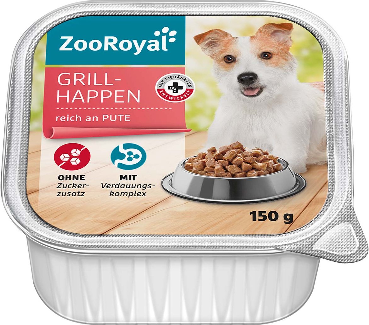 ZooRoyal Grillhappen reich an Pute 11x150g