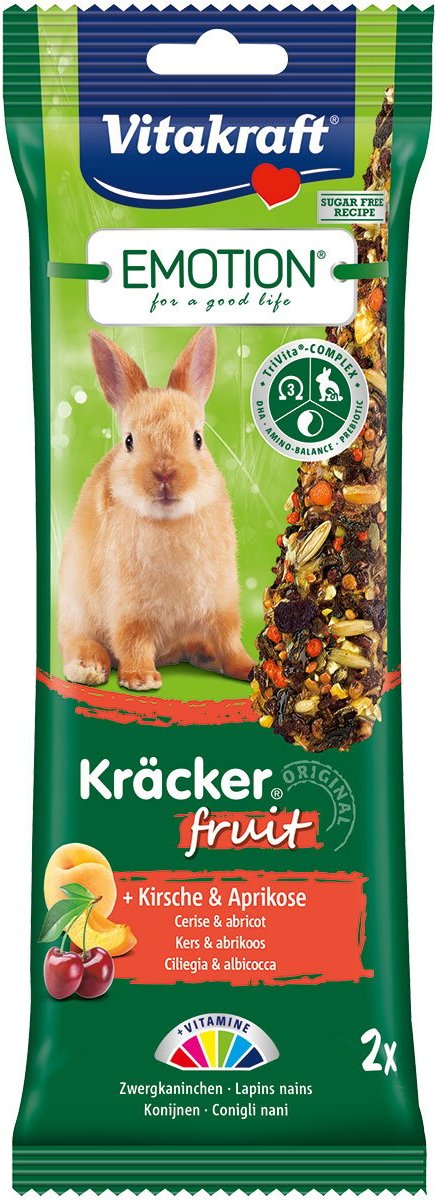 Vitakraft Emotion Kräcker Fruit Zwergkaninchen 2 Stück