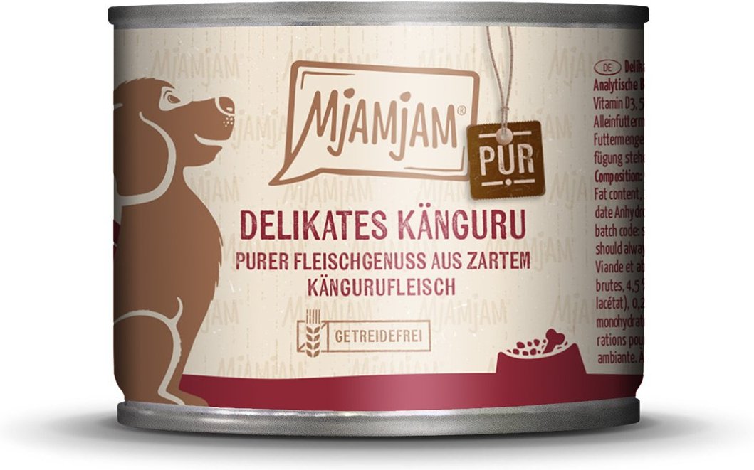 MjAMjAM purer Fleischgenuss - Känguru pur 6x200 g