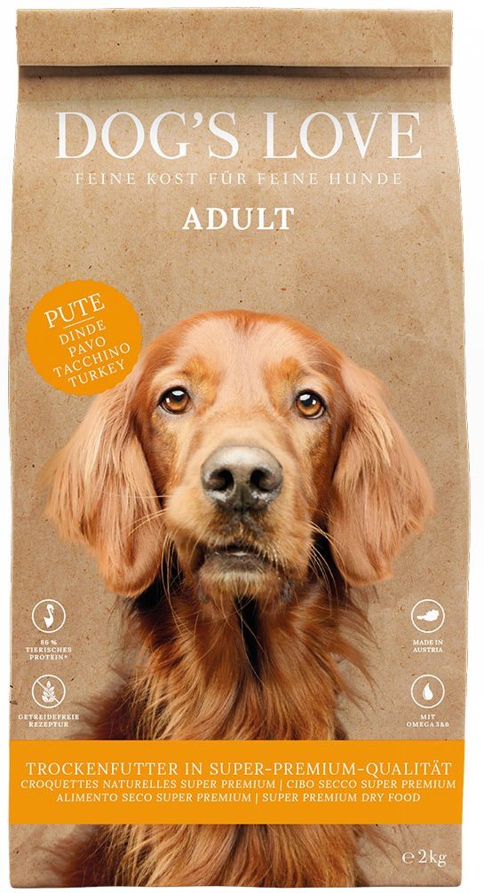 DOG'S LOVE Trocken Pute 12kg