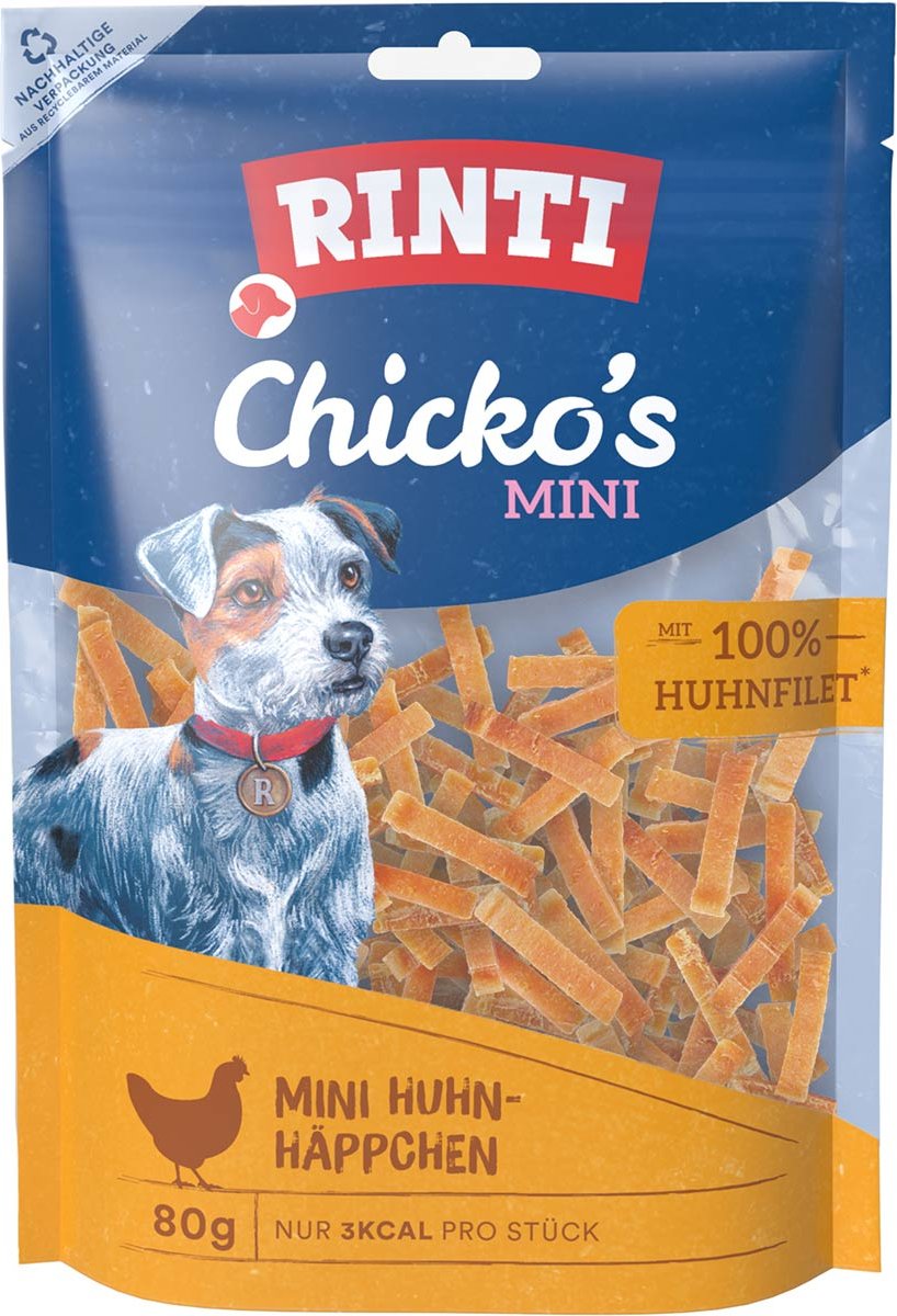 Thumbnail - RINTI Chicko's MINI Huhn-Häppchen 80 g