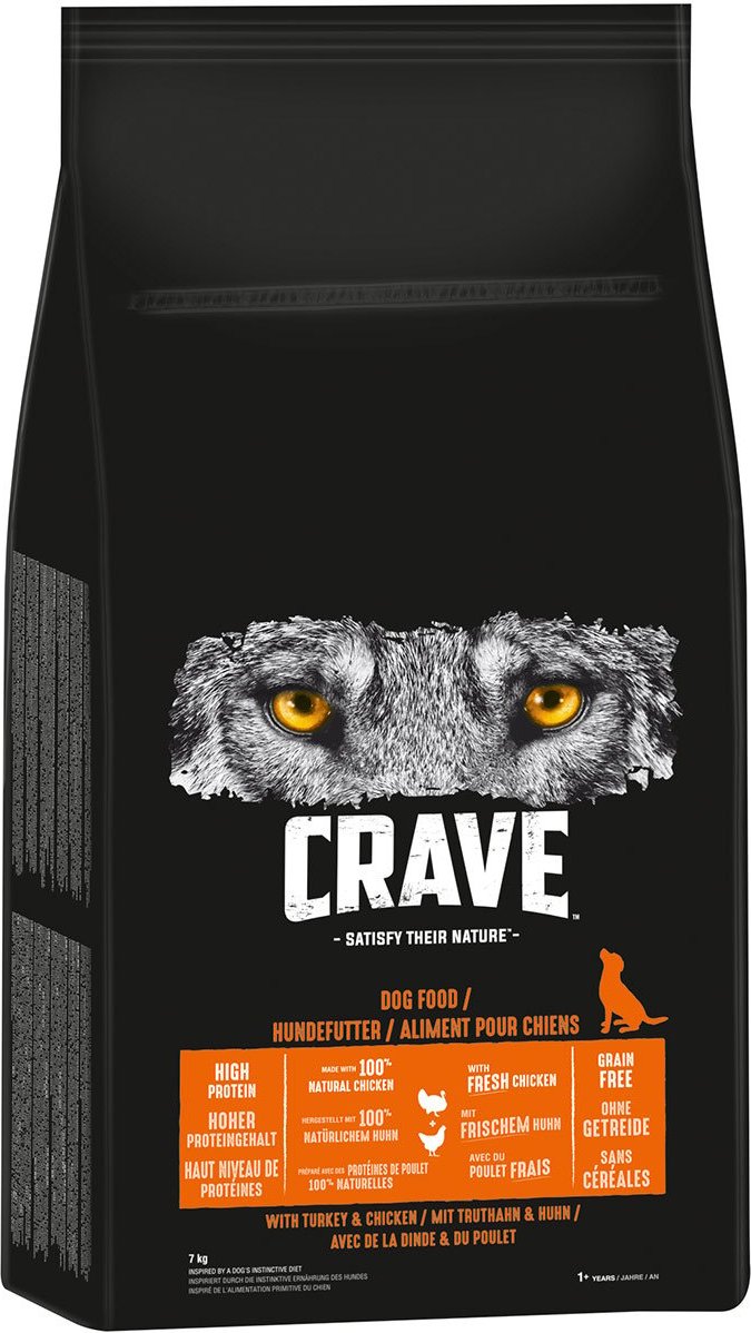 CRAVE Adult mit Truthahn und Huhn 7kg