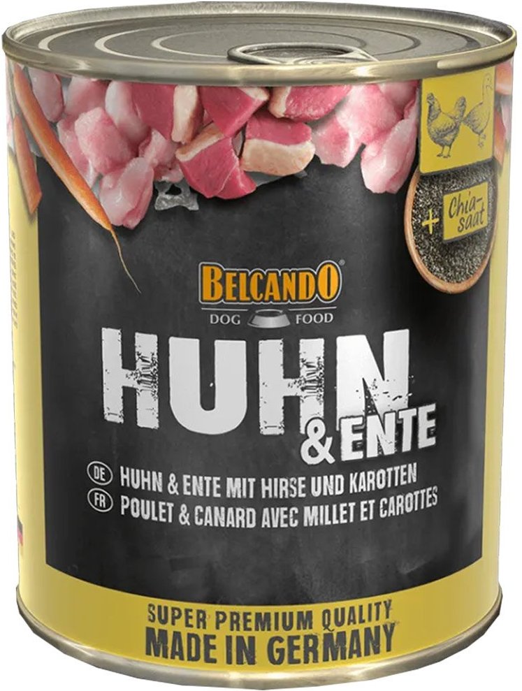 Belcando Feuchtnahrung Huhn & Ente mit Hirse & Karotten 6x800g