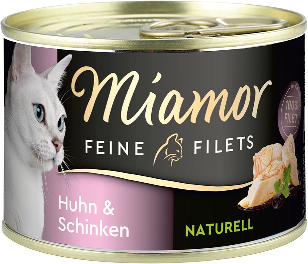 Miamor Feine Filets Naturell Huhn & Schinken 12x156g