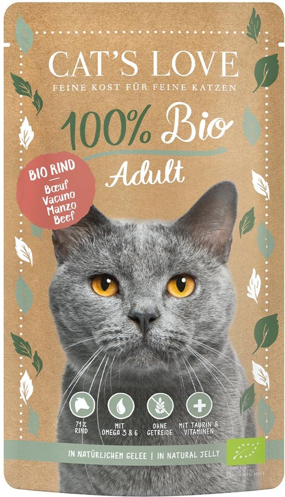 Cat's Love ADULT BIO Rind 6x100g