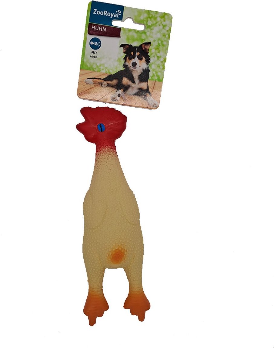 Zooroyal Hundespielzeug Latex Huhn 22cm
