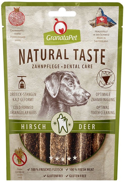 GranataPet Natural Taste Dental Care Hirsch 70g