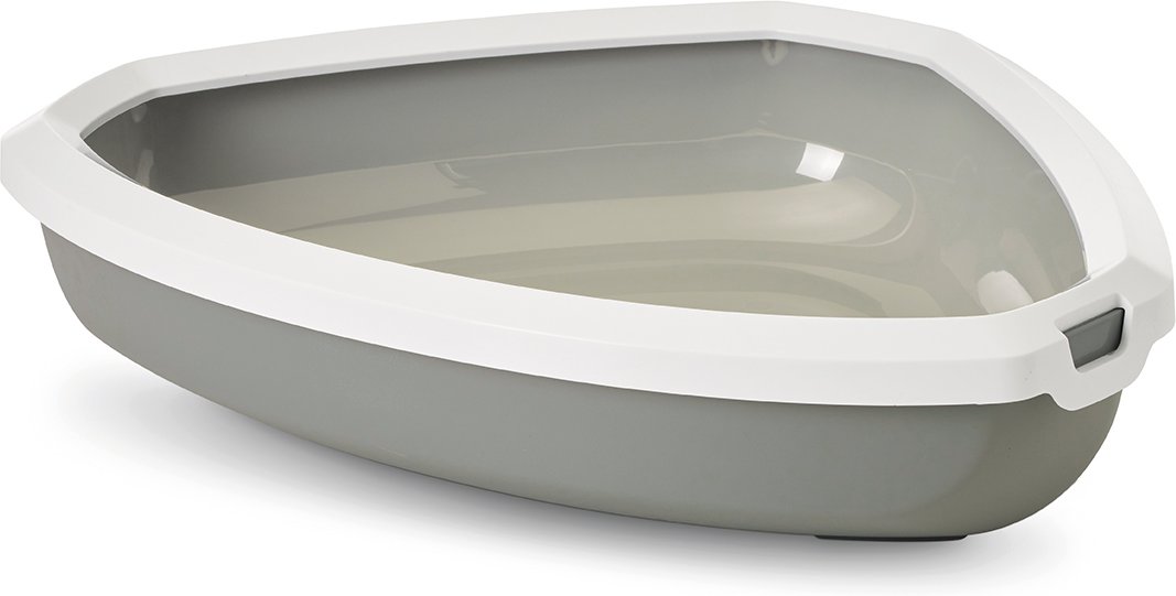 SAVIC Katzentoilette Rincon weiß / grau