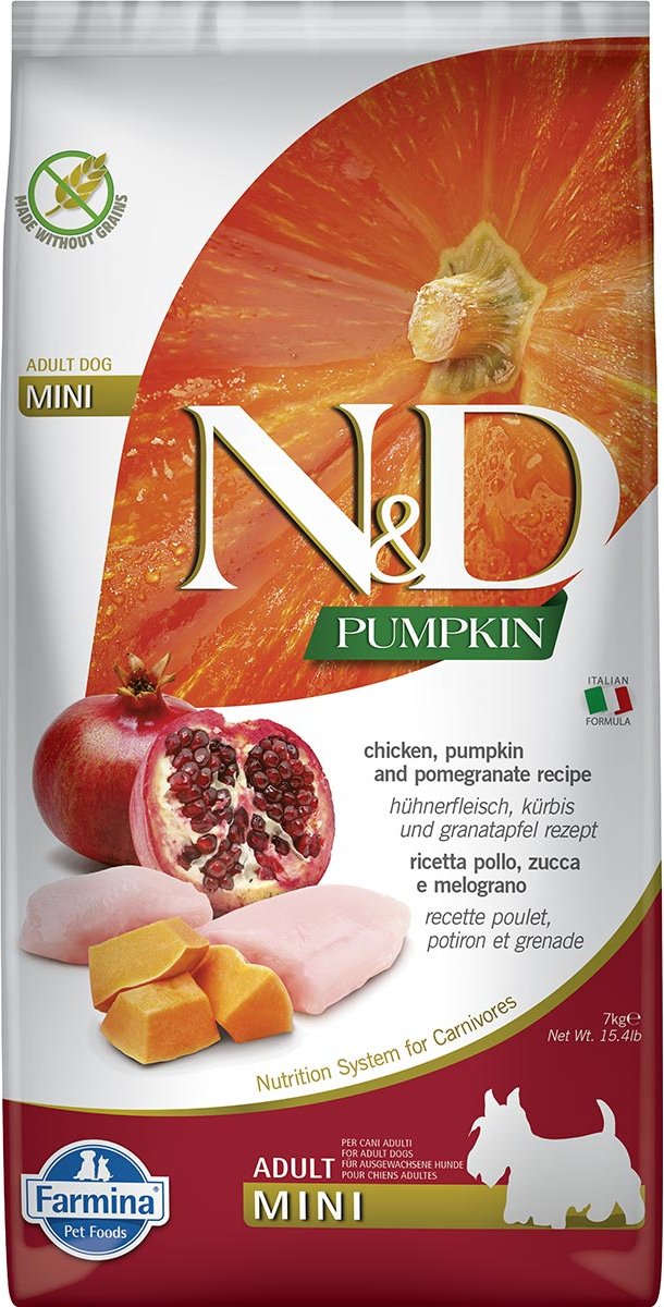 Farmina N&D Pumpkin Dog Huhn Adult Mini 7kg