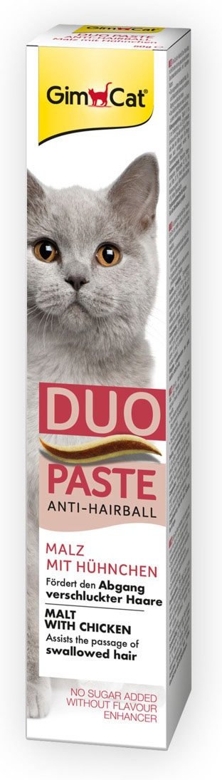 GimCat DUO Paste Anti-Hairball Malz mit Huhn 50g
