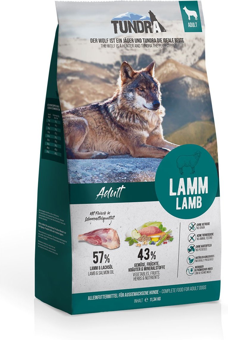 Tundra Trockenfutter Lamm 11,34kg