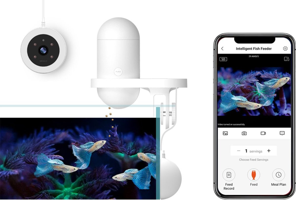 aQua united Visual Fischfutterautomat