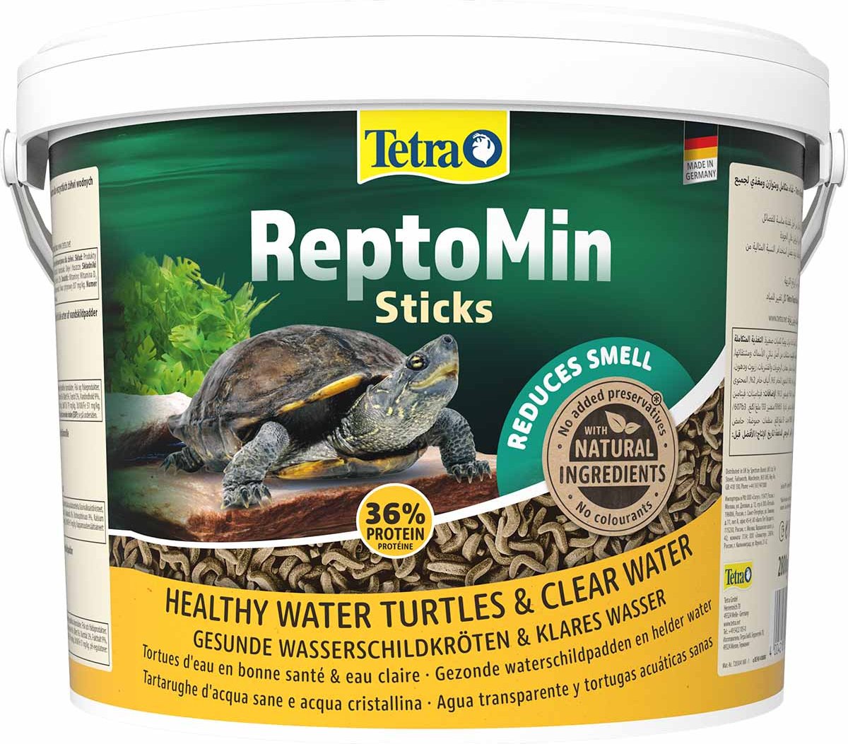 Tetra ReptoMin Sticks Wasserschildkrötenfutter 10 l