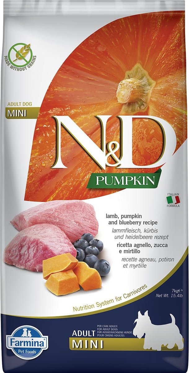 Farmina N&D Pumpkin Dog Lamm Adult Mini 7kg