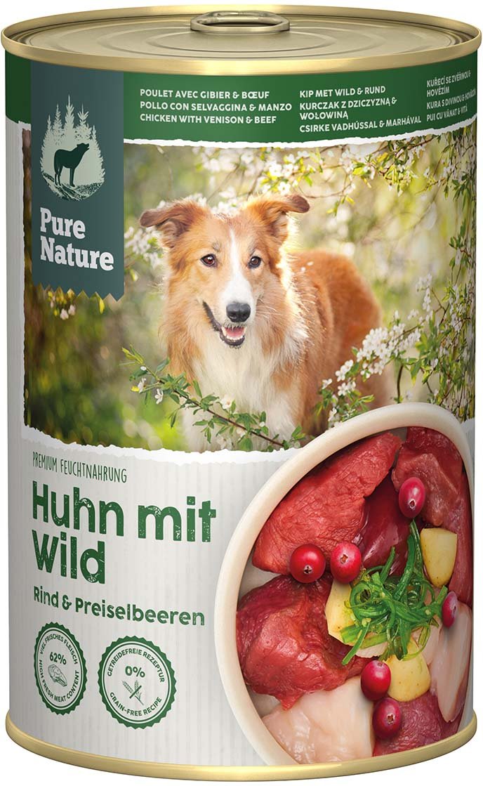 Pure Nature ADULT Huhn mit Wild & Rind 6x400g
