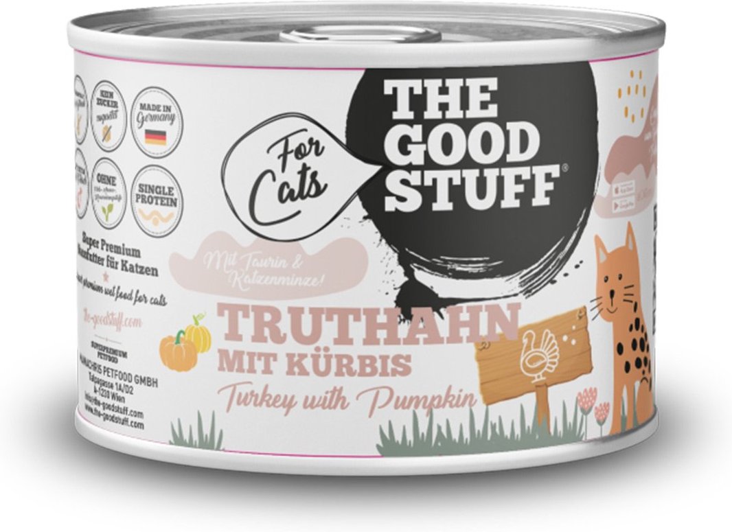 The Goodstuff Adult Truthahn mit Kürbis 6x200g