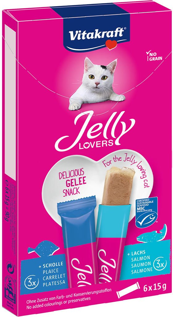 Vitakraft Jelly Lovers Lachs und Scholle 66x15g