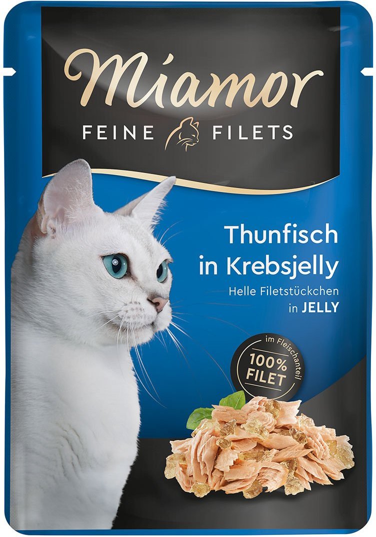 Miamor Feine Filets Thunfisch in Krebsjelly im Frischebeutel 24x100g
