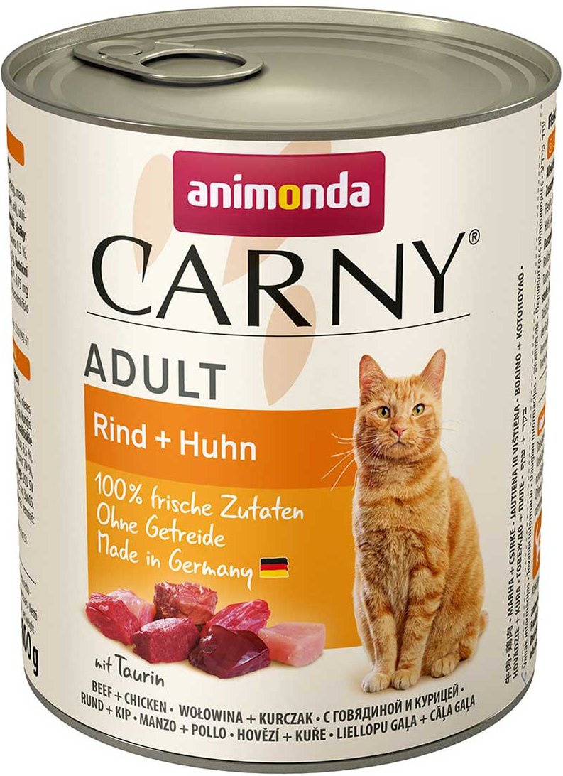 animonda Carny Adult Rind und Huhn 6x800g