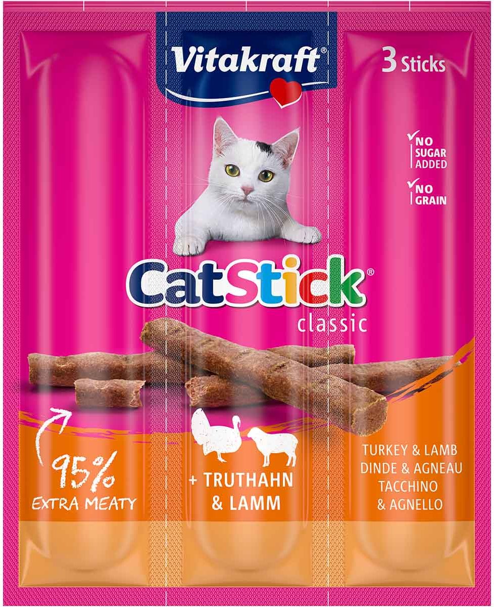 Vitakraft Cat-Stick mini Truthahn & Lamm 10x3 Stück
