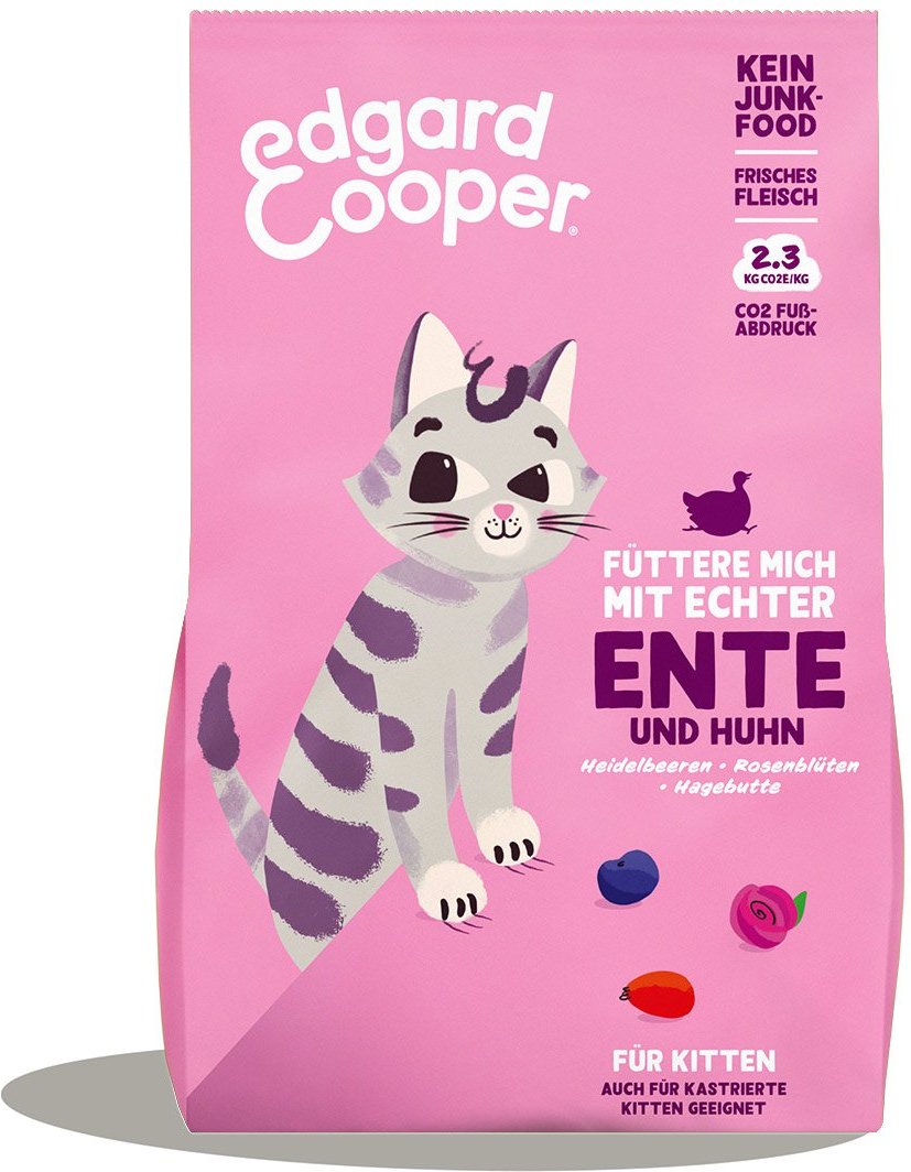 Edgard & Cooper Trockenfutter Kitten Ente und Huhn 2kg