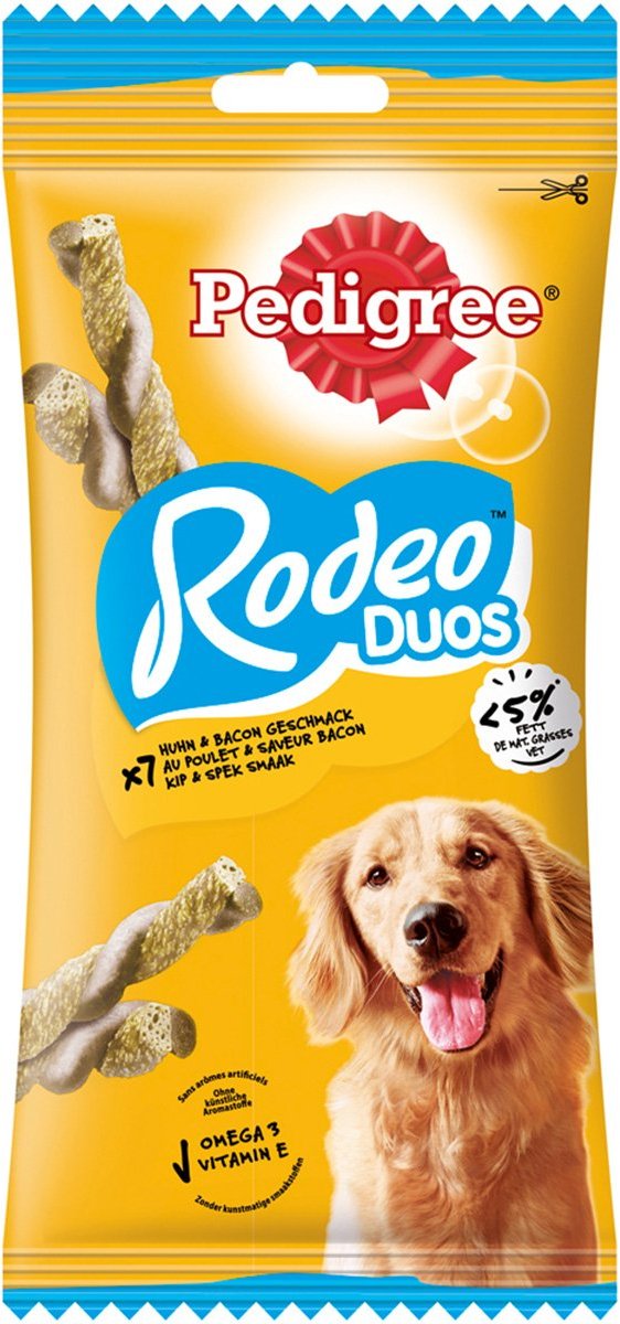 Pedigree® Snacks Rodeo - mit Huhn & Bacon 7 Stück